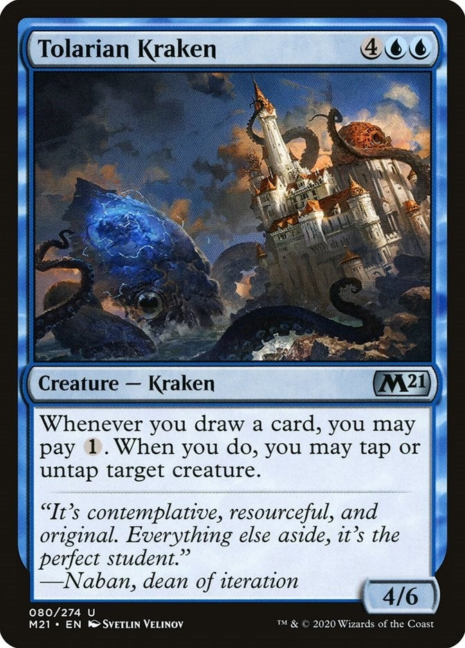 Image for Tolarian Kraken (80) - Magic: The Gathering