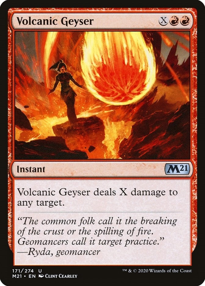 Image for Volcanic Geyser (171) (M21) - Magic: The Gathering