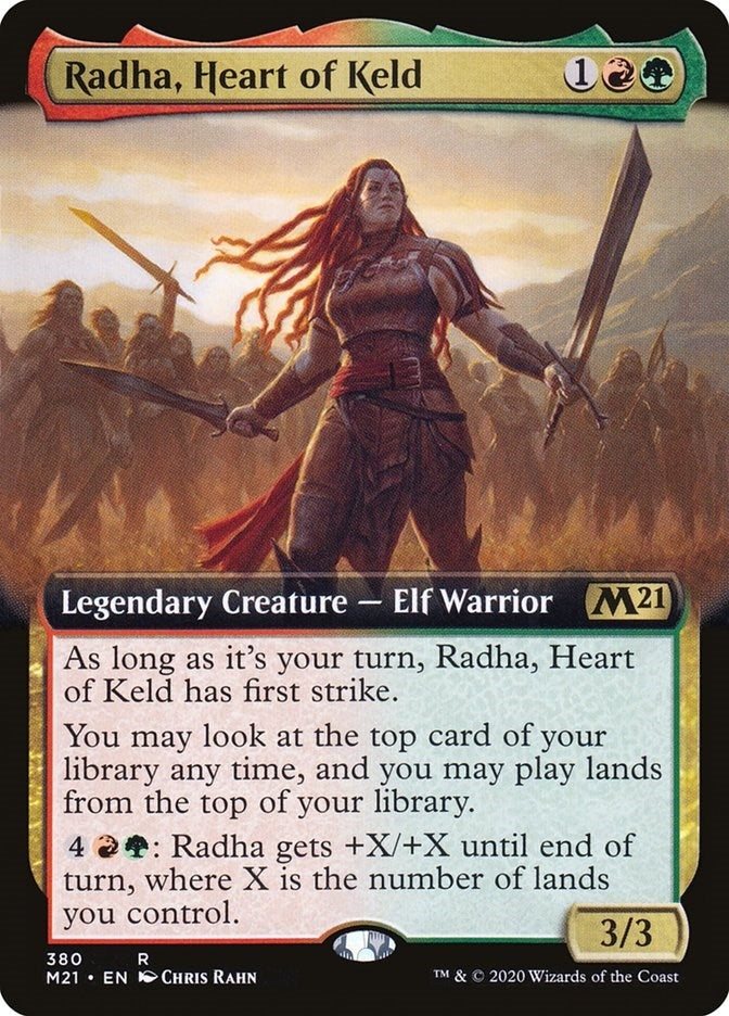 Image for Radha, Heart of Keld (Extended Art) (380) - Magic: The Gathering