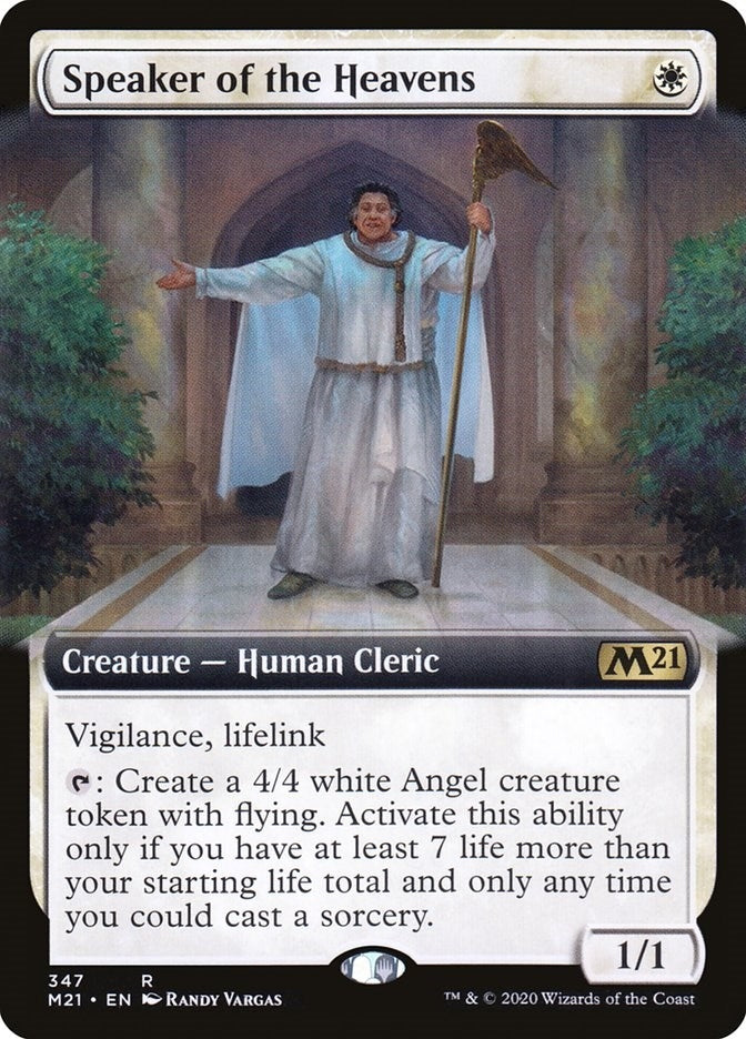 Image for Speaker of the Heavens (Extended Art) (347) - Magic: The Gathering