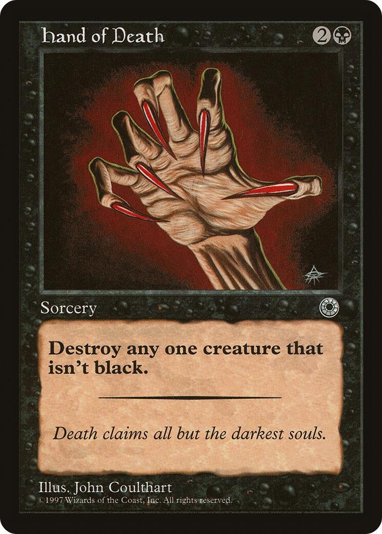 Image for Hand of Death - Magic: The Gathering