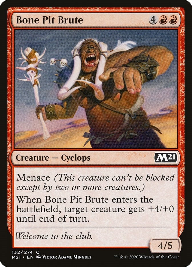 Image for Bone Pit Brute (132) - Magic: The Gathering