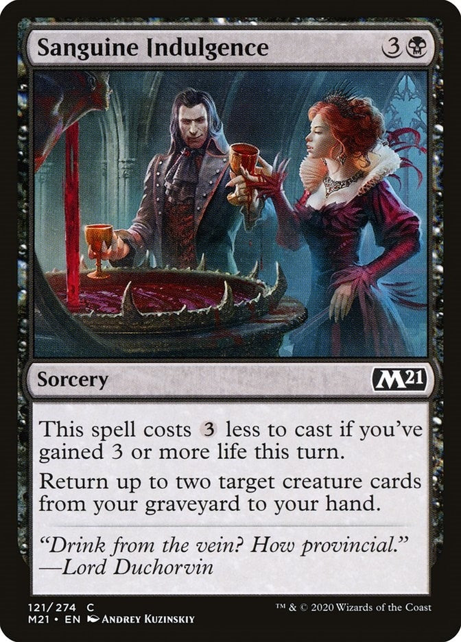 Image for Sanguine Indulgence (121) - Magic: The Gathering