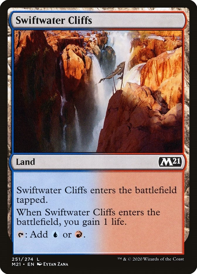 Image for Swiftwater Cliffs (251) (M21) - Magic: The Gathering