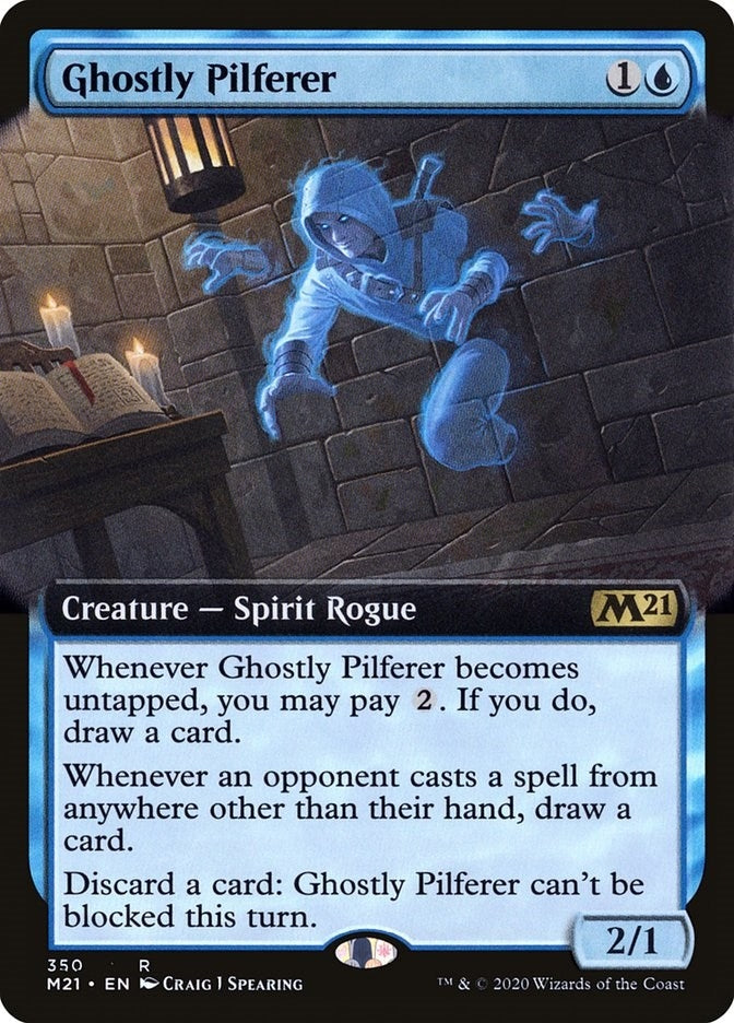 Image for Ghostly Pilferer (Extended Art) (350) - Magic: The Gathering