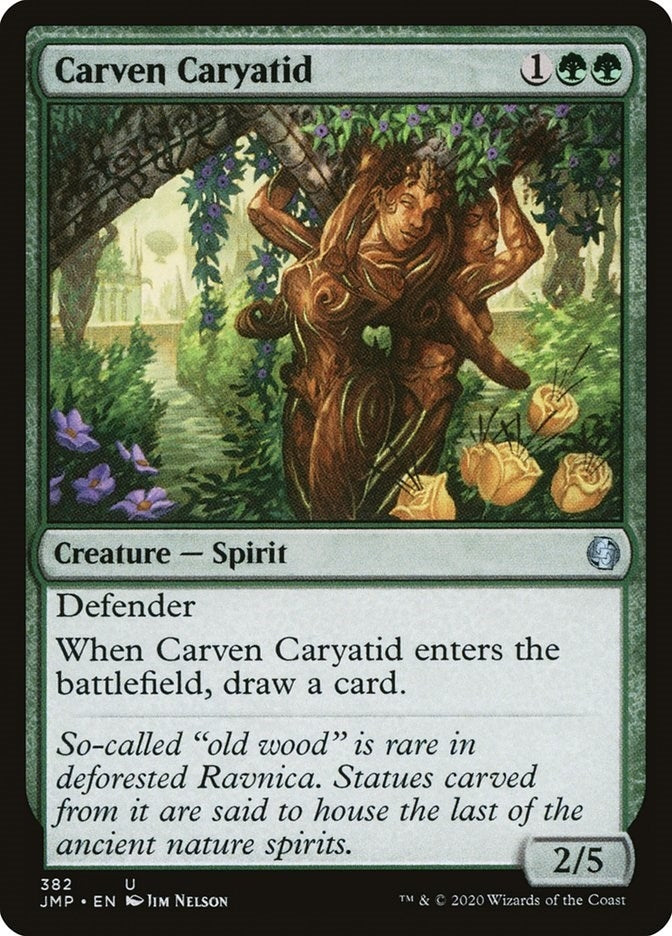 Image for Carven Caryatid (382) (JMP) - Magic: The Gathering