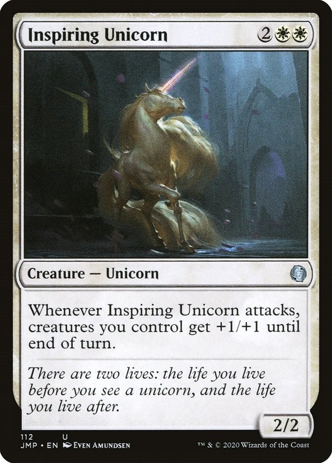 Image for Inspiring Unicorn (112) (JMP) - Magic: The Gathering