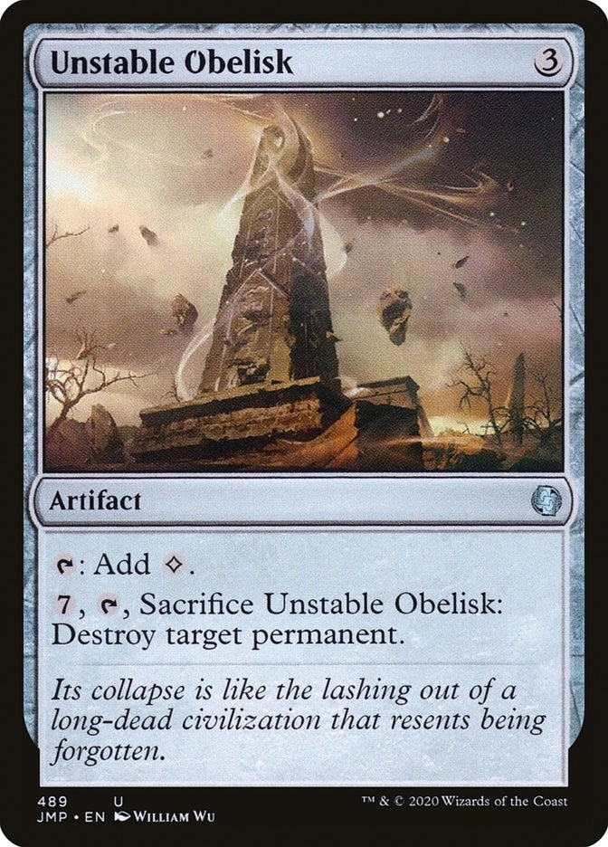 Image for Unstable Obelisk (489) - Magic: The Gathering