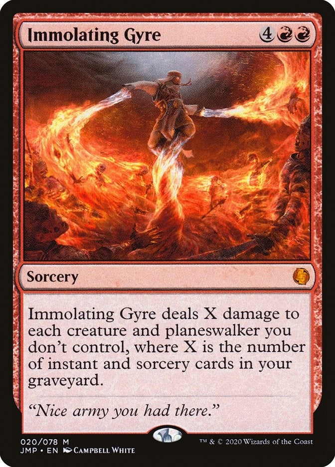 Image for Immolating Gyre (20) (JMP) - Magic: The Gathering