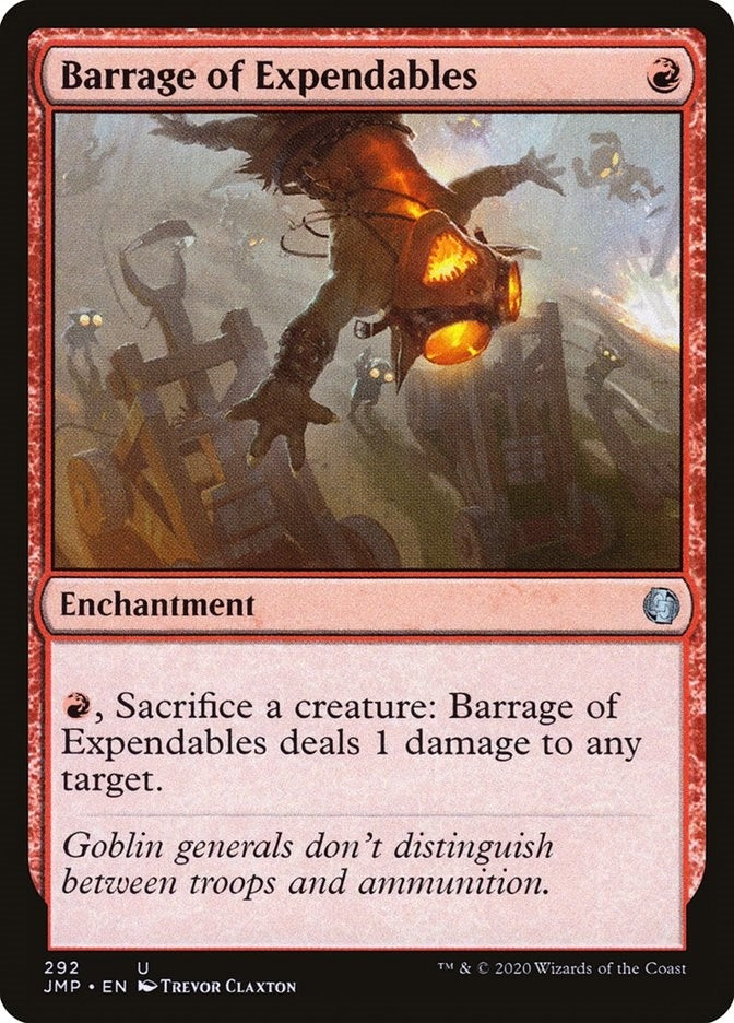 Image for Barrage of Expendables (292) (JMP) - Magic: The Gathering