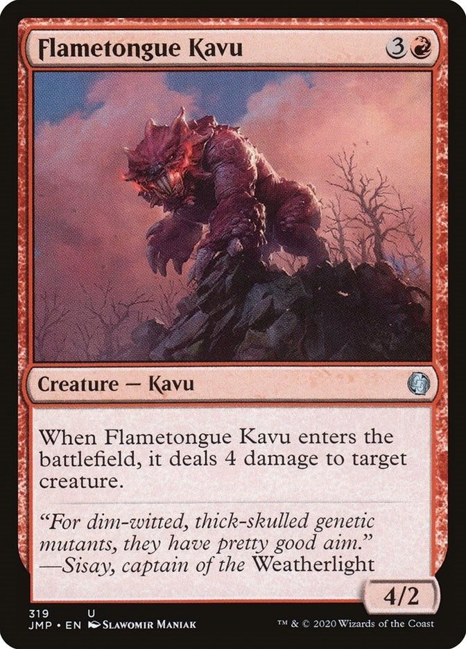 Image for Flametongue Kavu (319) - Magic: The Gathering