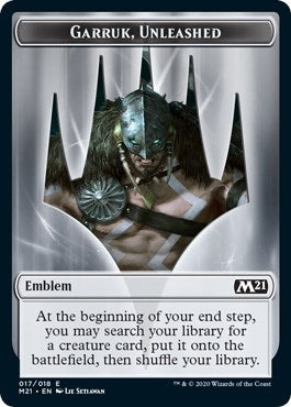 Image for Emblem - Garruk, Unleashed (17) (M21) - Magic: The Gathering