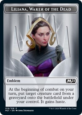 Image for Emblem - Liliana, Waker of the Dead (18) - Magic: The Gathering