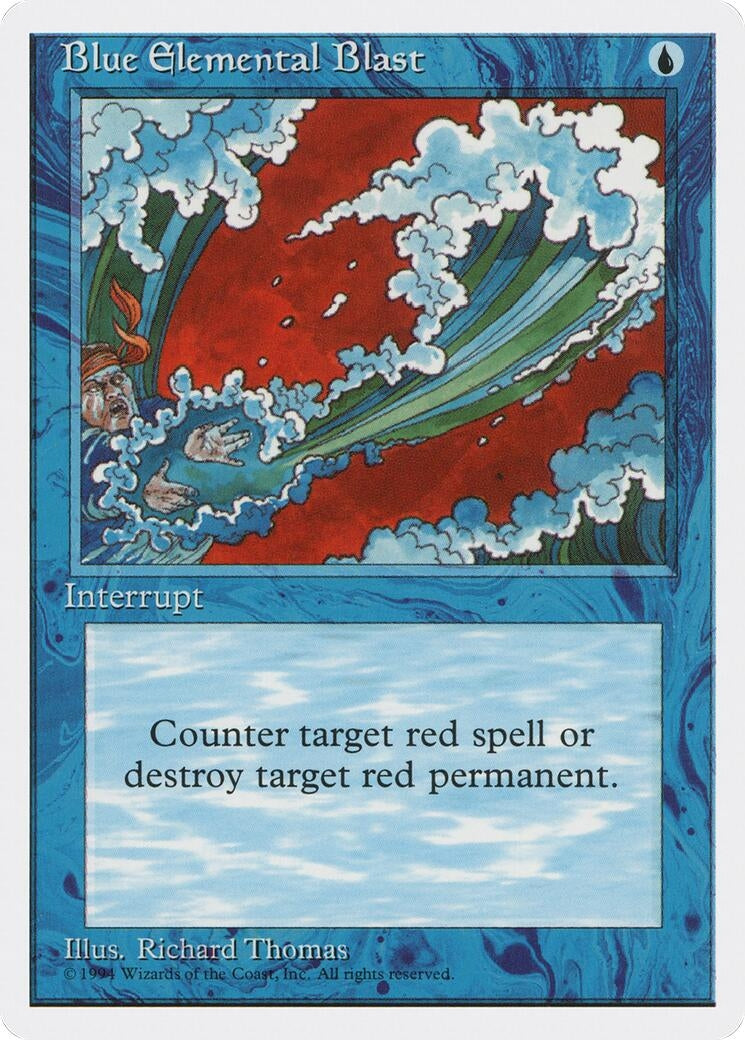 Image for Blue Elemental Blast - Magic: The Gathering