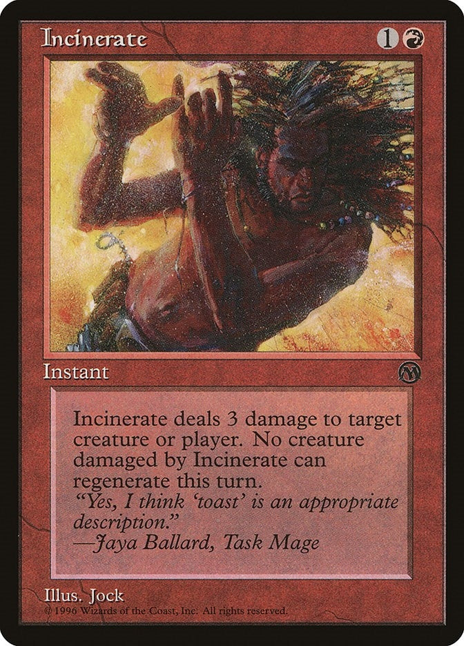 Image for Incinerate - Magic: The Gathering