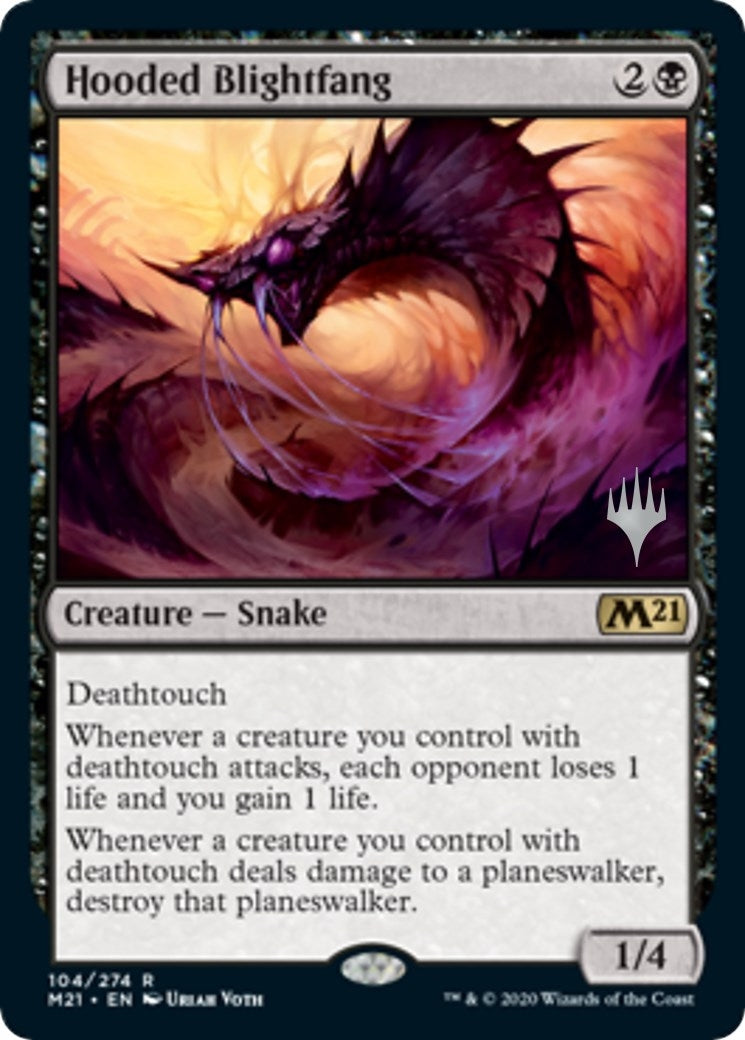 Image for Hooded Blightfang (104) (PPM21) - Magic: The Gathering