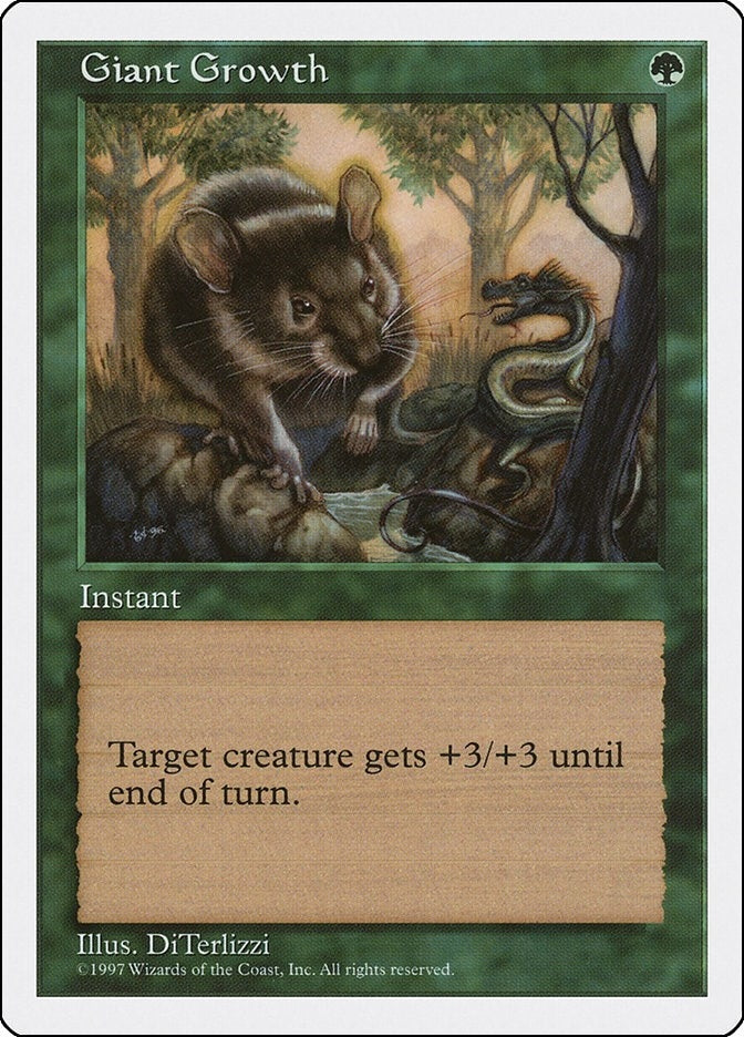 Image for Giant Growth - Magic: The Gathering