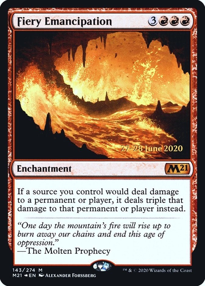 Image for Fiery Emancipation (143) - Magic: The Gathering