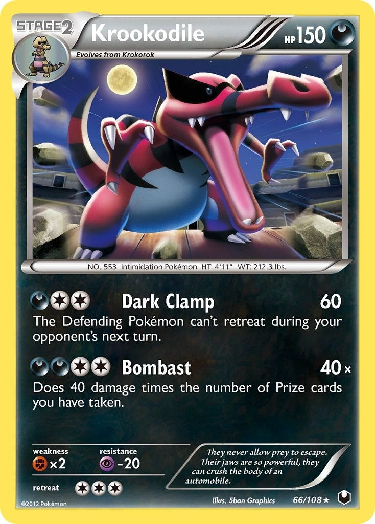 Image for Krookodile (066/108) (PR) - Pokemon