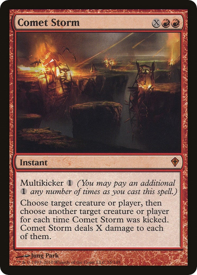Image for Comet Storm (Worldwake) (76) (OVER) - Magic: The Gathering