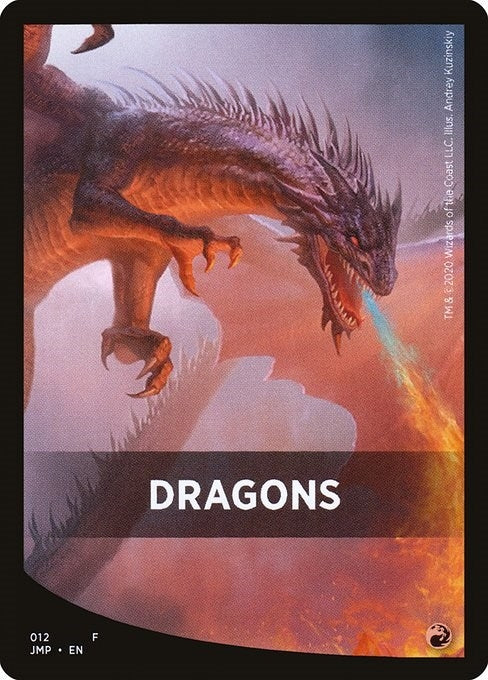 Image for Dragons Theme Card (12) (JMP) - Magic: The Gathering