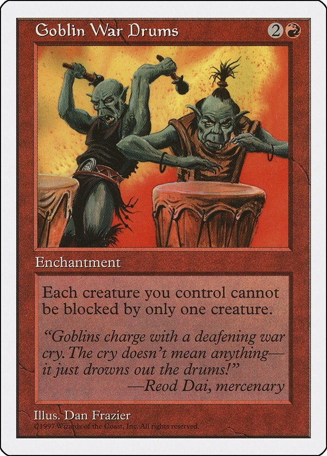 Image for Goblin War Drums - Magic: The Gathering