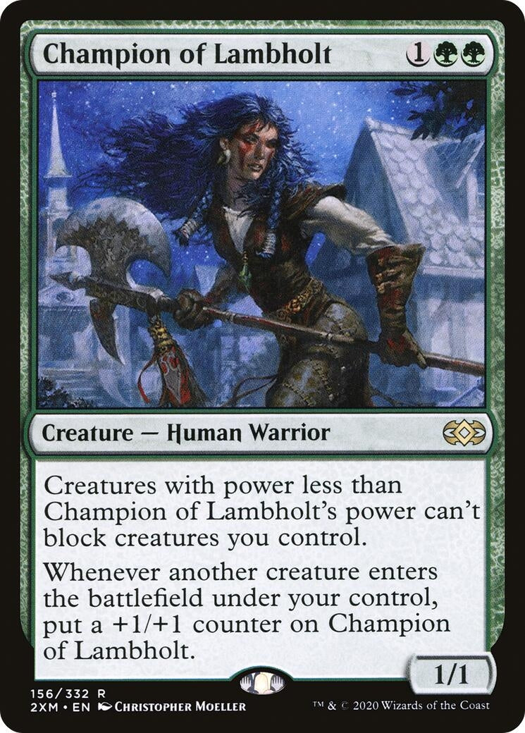 Image for Champion of Lambholt (156) (2XM) - Magic: The Gathering