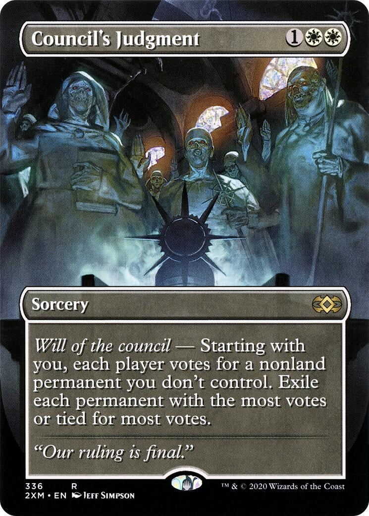 Image for Council's Judgment (Borderless) (336) (2XM) - Magic: The Gathering