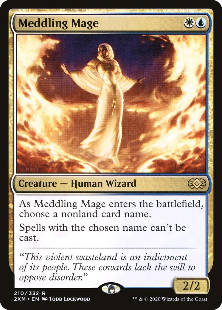 Image for Meddling Mage (210) - Magic: The Gathering