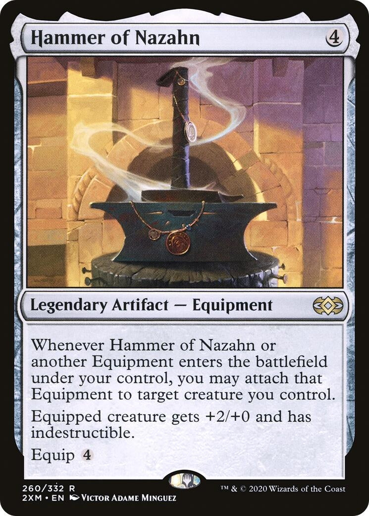 Image for Hammer of Nazahn (260) (2XM) - Magic: The Gathering