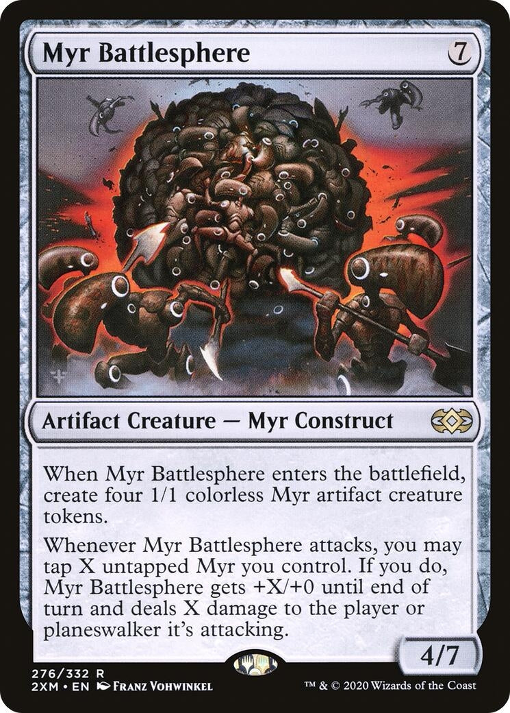 Image for Myr Battlesphere (276) (2XM) - Magic: The Gathering