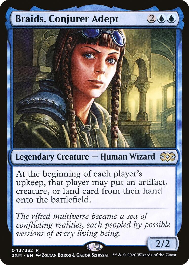 Image for Braids, Conjurer Adept (43) (2XM) - Magic: The Gathering