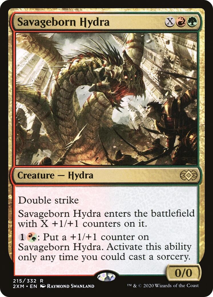 Image for Savageborn Hydra (215) (2XM) - Magic: The Gathering