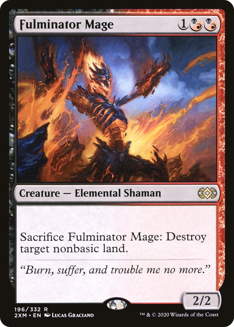 Image for Fulminator Mage (196) (2XM) - Magic: The Gathering