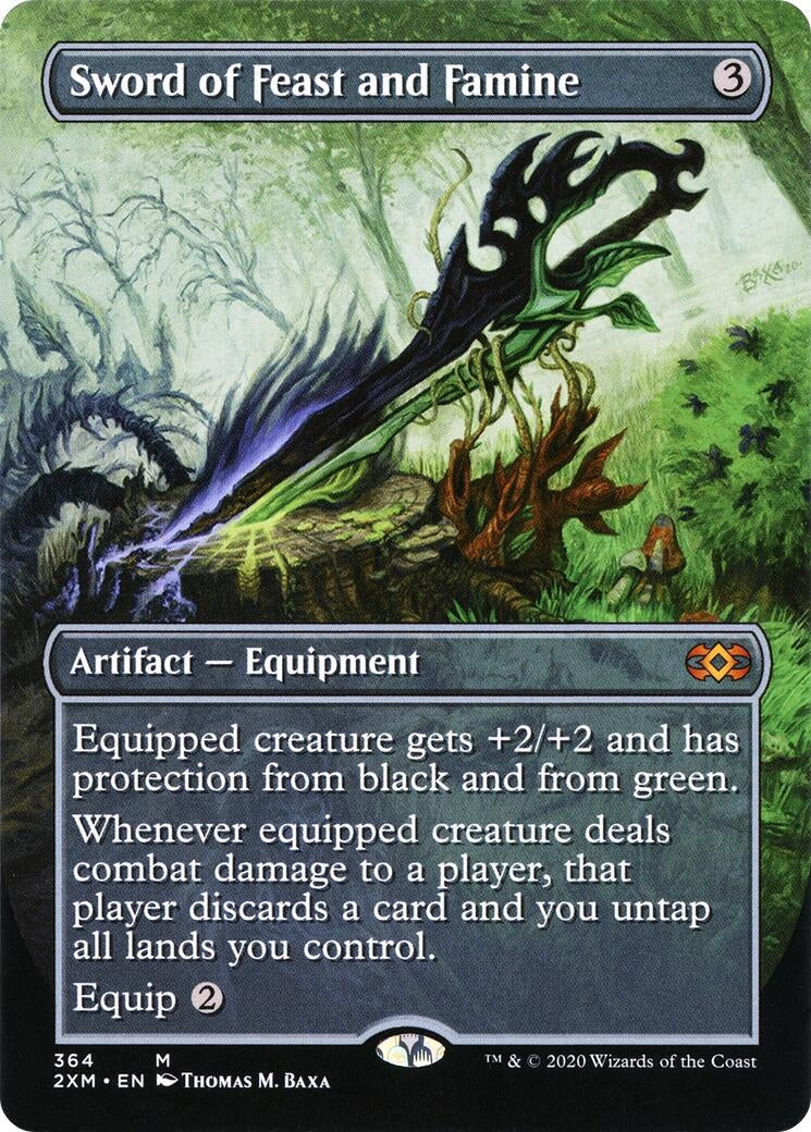 Image for Sword of Feast and Famine (Borderless) (364) - Magic: The Gathering