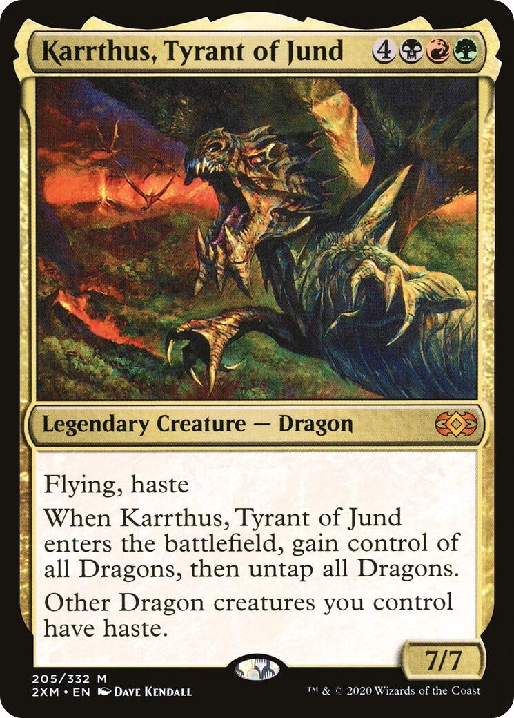 Image for Karrthus, Tyrant of Jund (205) (2XM) - Magic: The Gathering