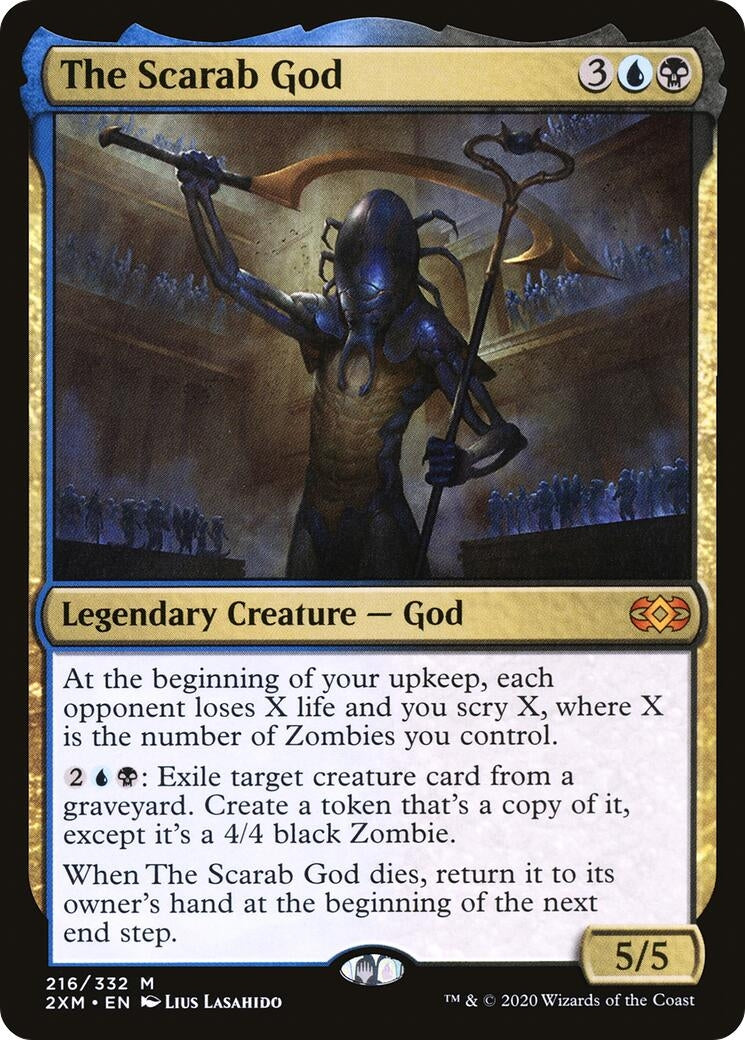 Image for The Scarab God (216) - Magic: The Gathering