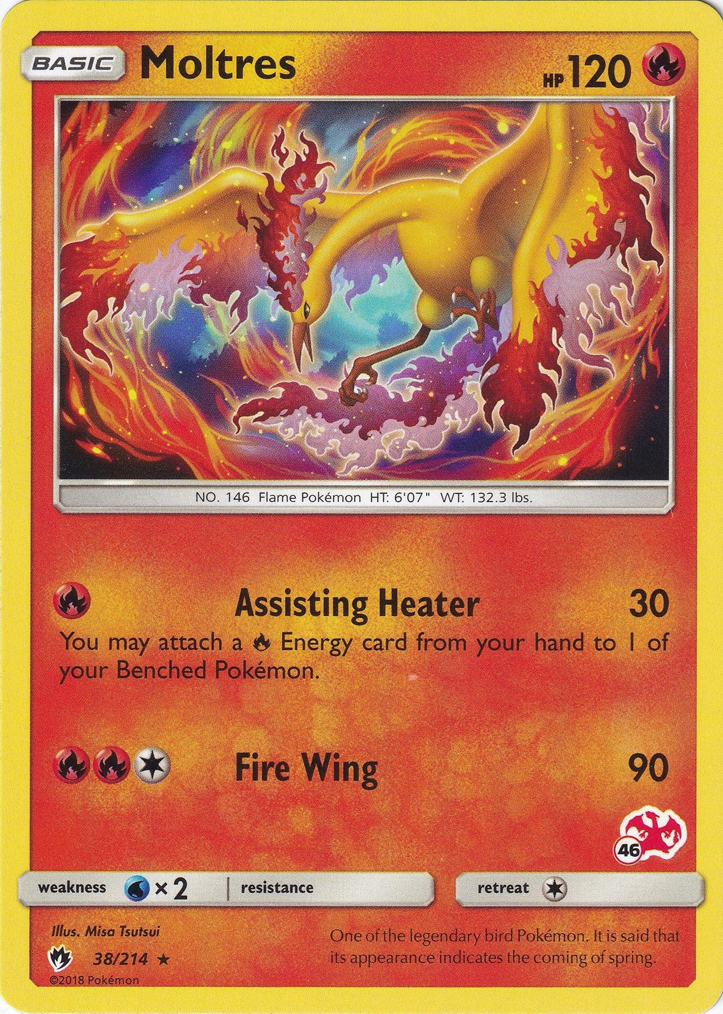 Image for Moltres - 38/214 (#46 Charizard Stamped) (038/214) (BTA) - Pokemon