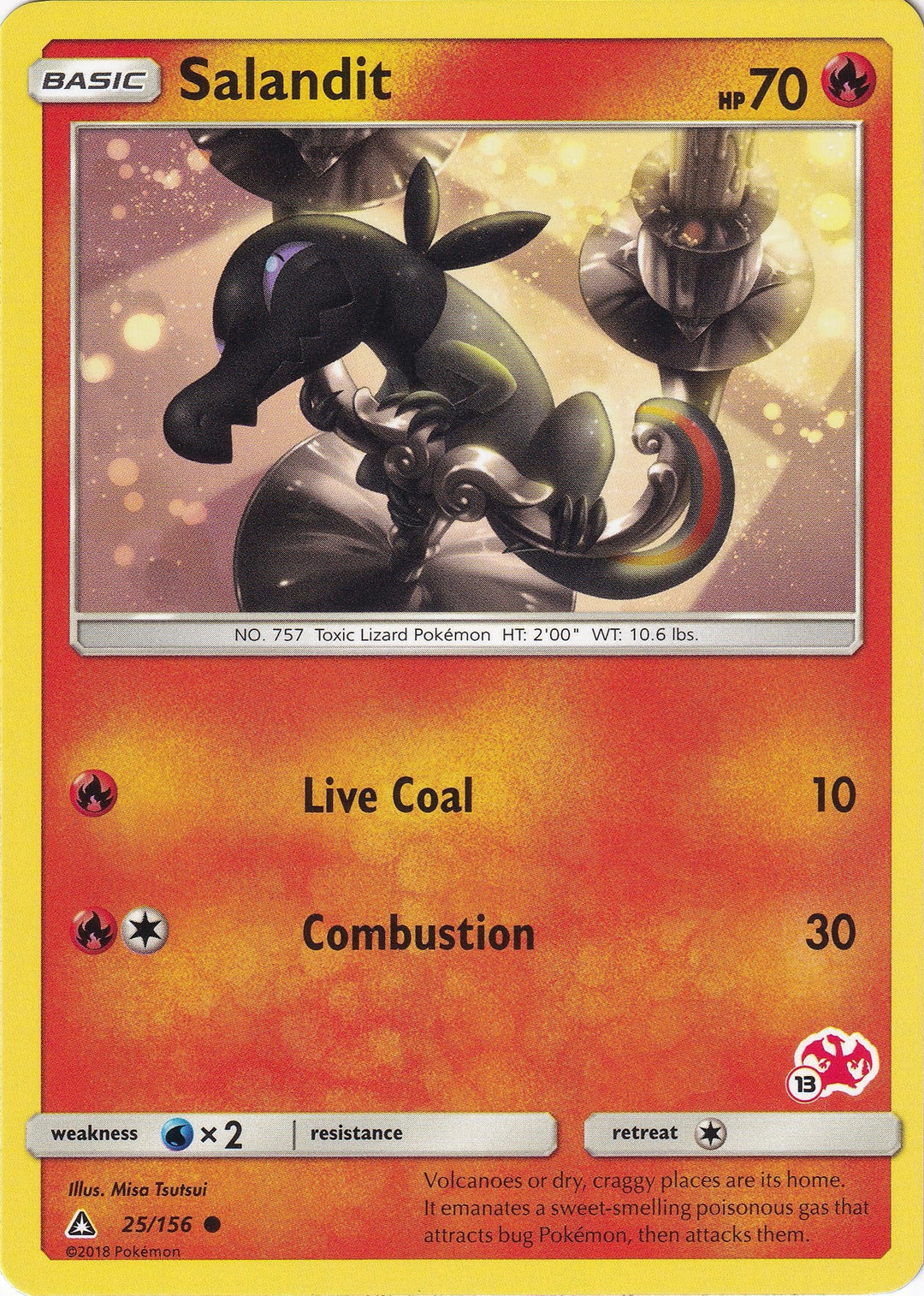 Image for Salandit - 25/156 (#13 Charizard Stamped) (025/156) (BTA) - Pokemon