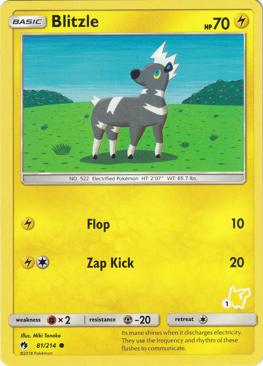 Image for Blitzle - 81/214 (#1 Pikachu Stamped) (081/214) (BTA) - Pokemon