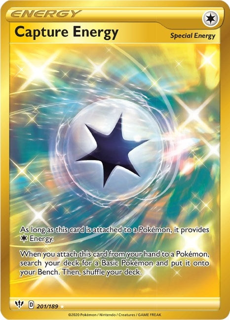 Image for Capture Energy (Secret) (201/189) (SWSH03) - Pokemon