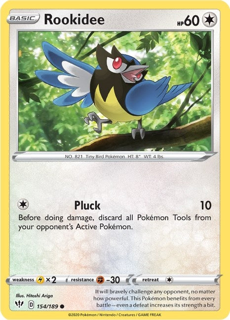 Image for Rookidee (154/189) (SWSH03) - Pokemon