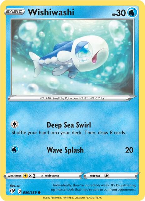 Image for Wishiwashi (050/189) (SWSH03) - Pokemon