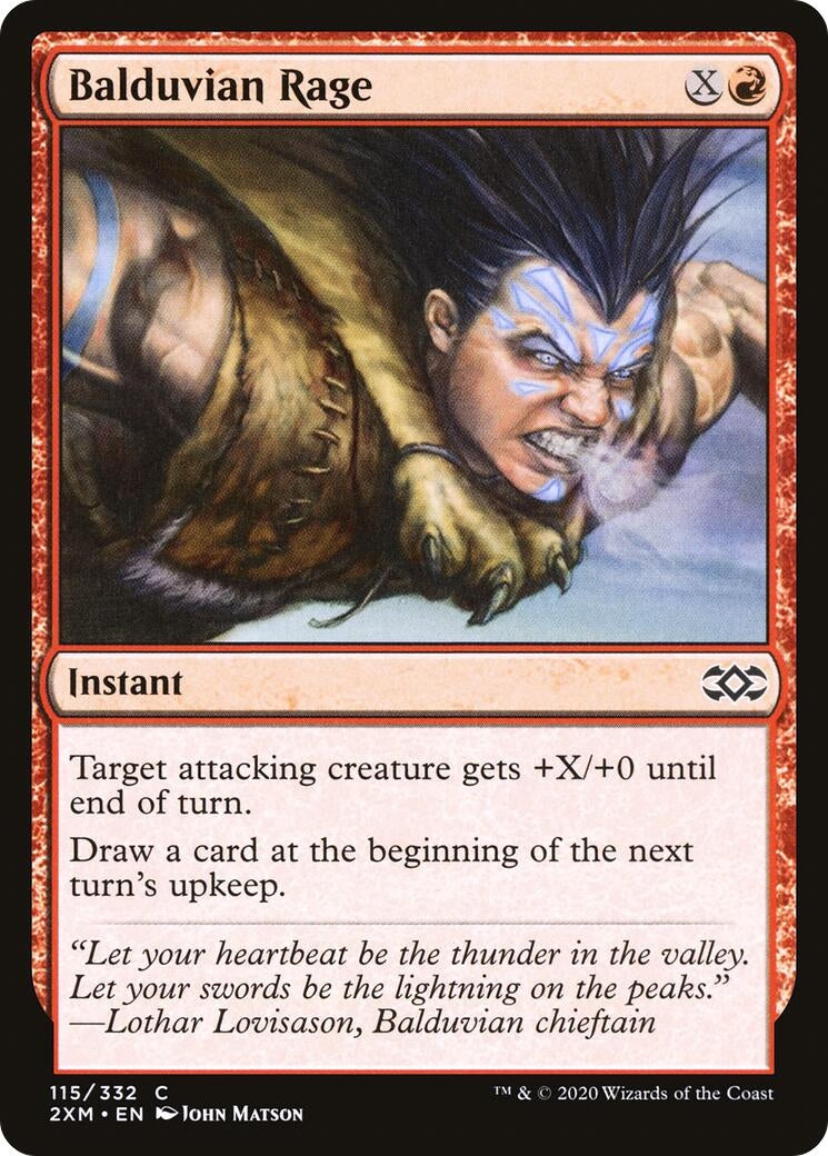 Image for Balduvian Rage (115) (2XM) - Magic: The Gathering