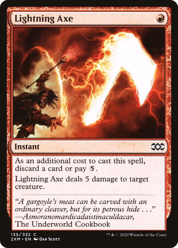 Image for Lightning Axe (135) (2XM) - Magic: The Gathering