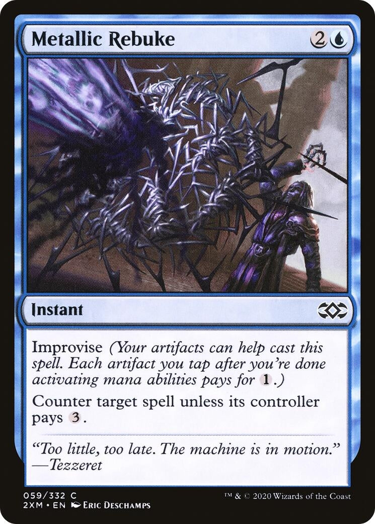 Image for Metallic Rebuke (59) - Magic: The Gathering