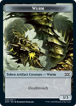 Image for Wurm (029) Token (29) (2XM) - Magic: The Gathering