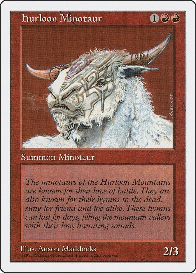 Image for Hurloon Minotaur - Magic: The Gathering