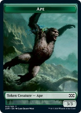 Image for Ape // Elemental Double-sided Token (12 // 20) (2XM) - Magic: The Gathering