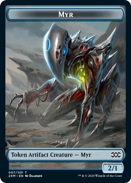 Image for Myr (007) // Shapeshifter Double-Sided Token (7 // 2) - Magic: The Gathering